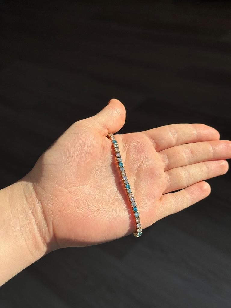 Coeur de Lion Armband met Kristallen, Overige materialen, Zo goed als nieuw, Goud, Ophalen
