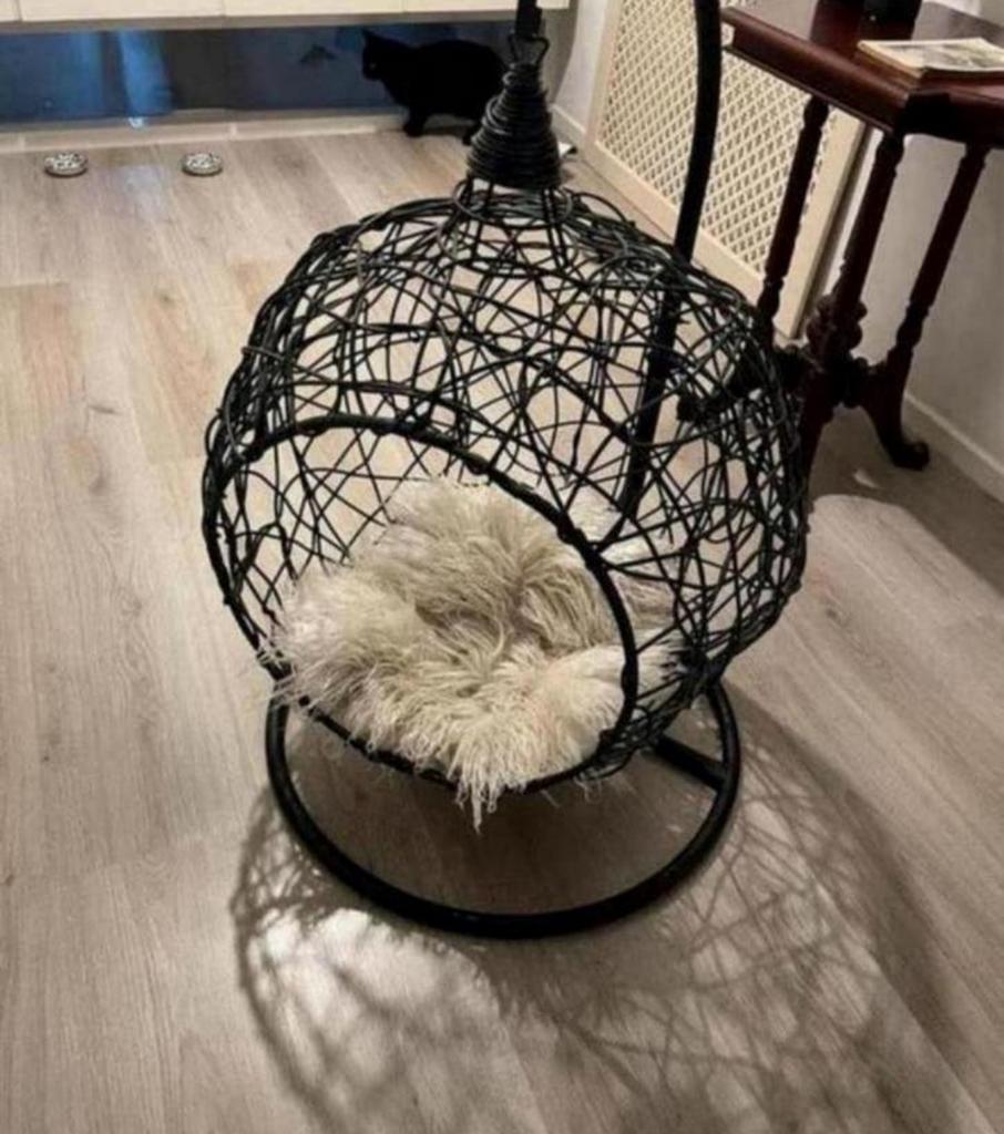 Luxe poezen hang mand, Dieren en Toebehoren, Kattenmanden, Ophalen of Verzenden, Zo goed als nieuw