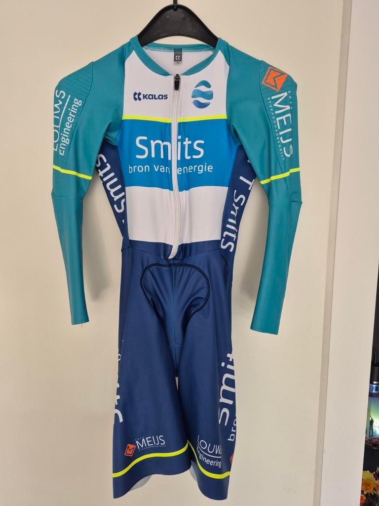 Tijdritpak / Aeropak lange mouw maat 4, Gebruikt, Heren, Kalas, Overige maten