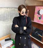 100%wool coats, Ophalen of Verzenden, Zo goed als nieuw, Zwart