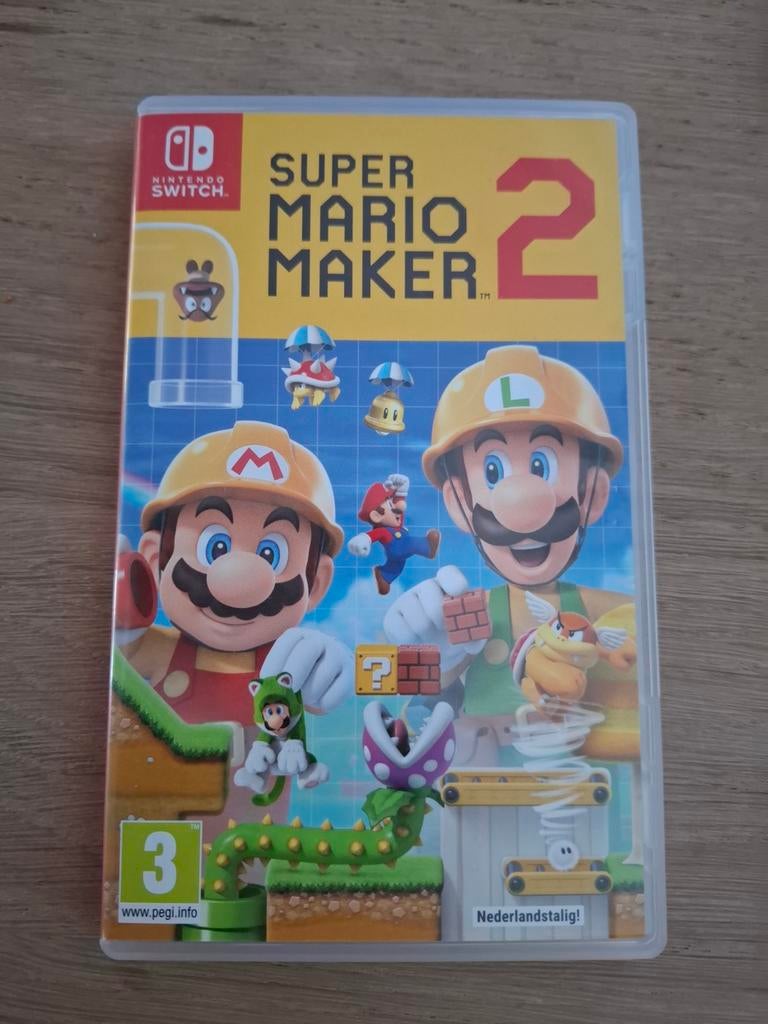 Super Mario Maker 2, Spelcomputers en Games, Games | Nintendo Switch, Zo goed als nieuw, Avontuur en Actie, 3 spelers of meer