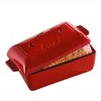 Rode broodvorm met deksel merk Emile Henry, Ophalen, Nieuw