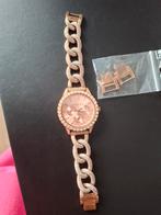 Michael Kors Dames Horloge Roségoud met Strass, Sieraden, Tassen en Uiterlijk, Horloges | Dames, Overige merken, Staal, Gebruikt