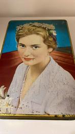 Vintage Droste Cacao Blik met Portret Dame, Verzamelen, Blikken, Ophalen of Verzenden, Gebruikt, Overige, Droste