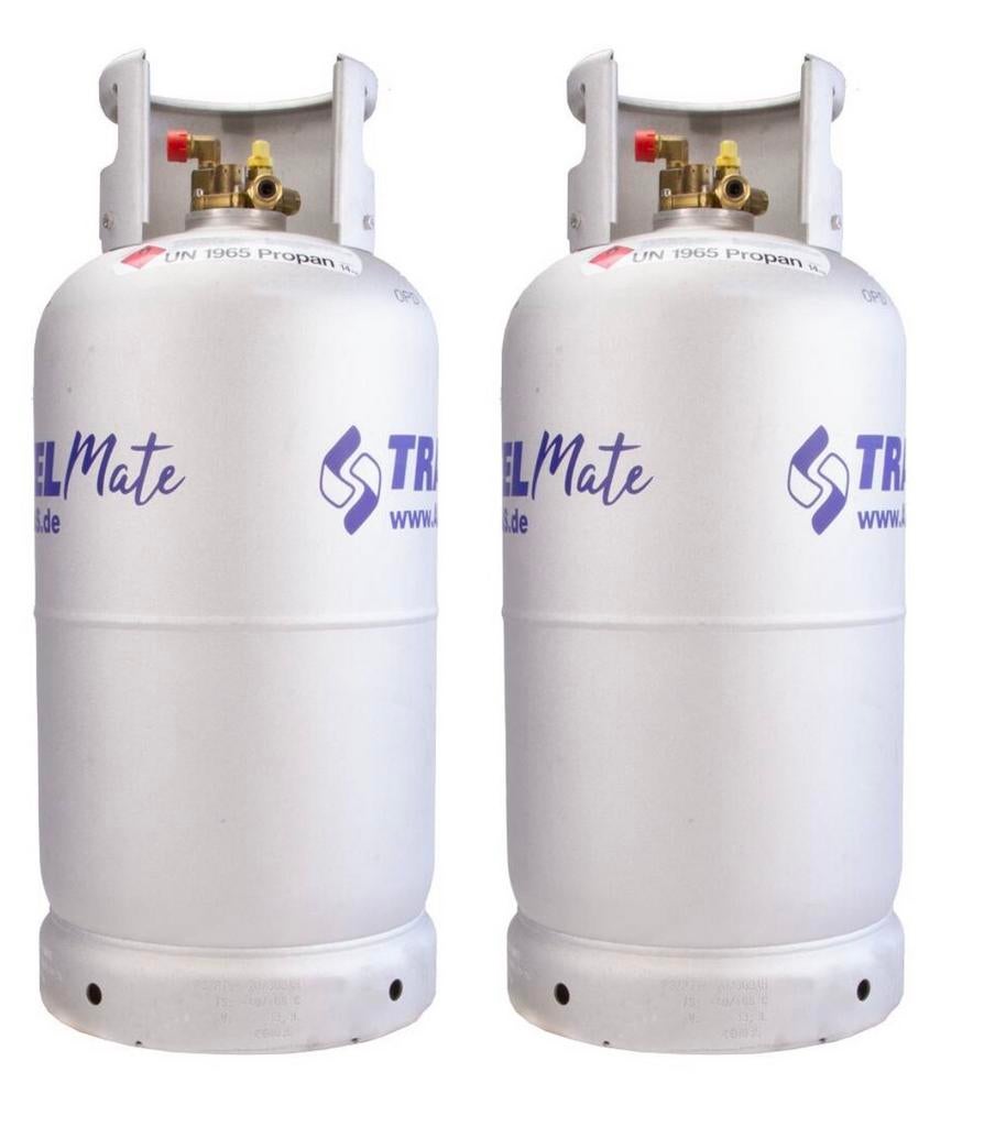 Alu gasgles  2x.  voor LPG. GEVRAAGD, Ophalen of Verzenden, Zo goed als nieuw