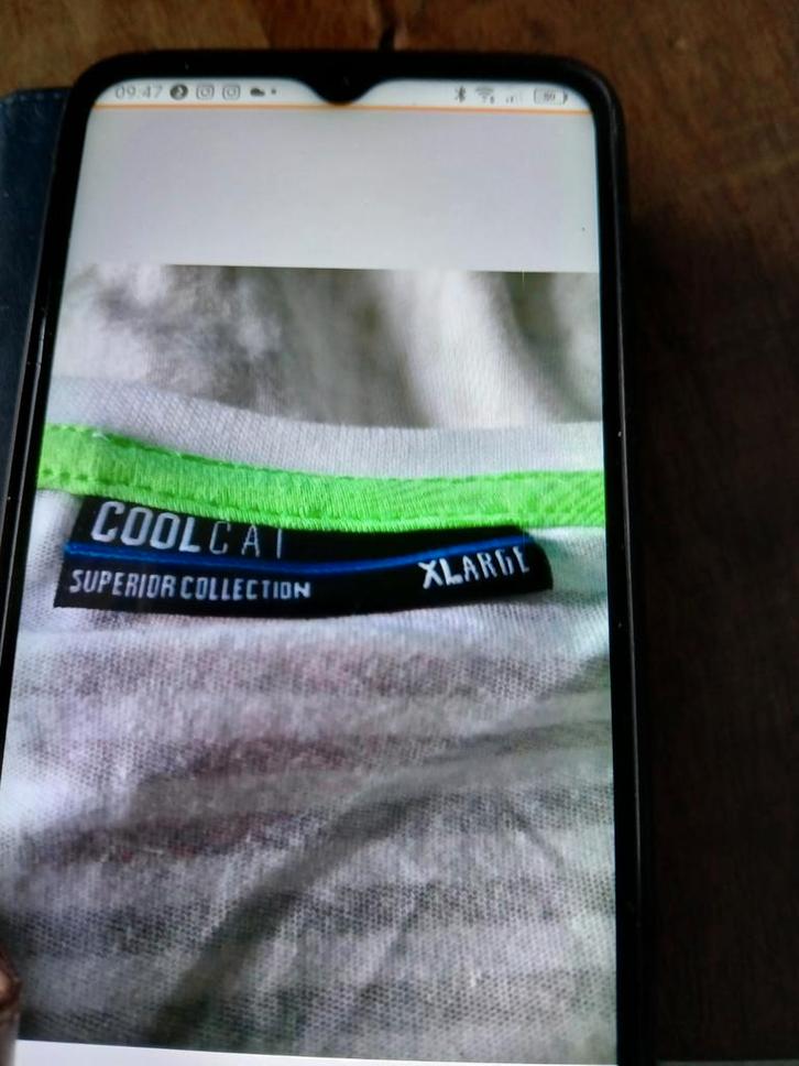 Gestreept t shirt van de Coolcat, Kleding | Dames, T-shirts, Zo goed als nieuw, Maat 46/48 (XL) of groter, Wit, Korte mouw, Ophalen of Verzenden