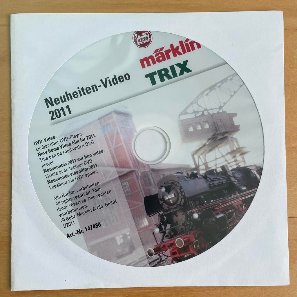 DVD Märklin/TRIX Neuheiten-Video 2011, Ophalen of Verzenden, Gebruikt, Trein, Overige typen