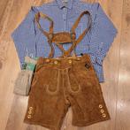 Lederhose 48 oktoberfeest overhemd kousen, Ophalen, Zo goed als nieuw, Maat 48/50 (M)