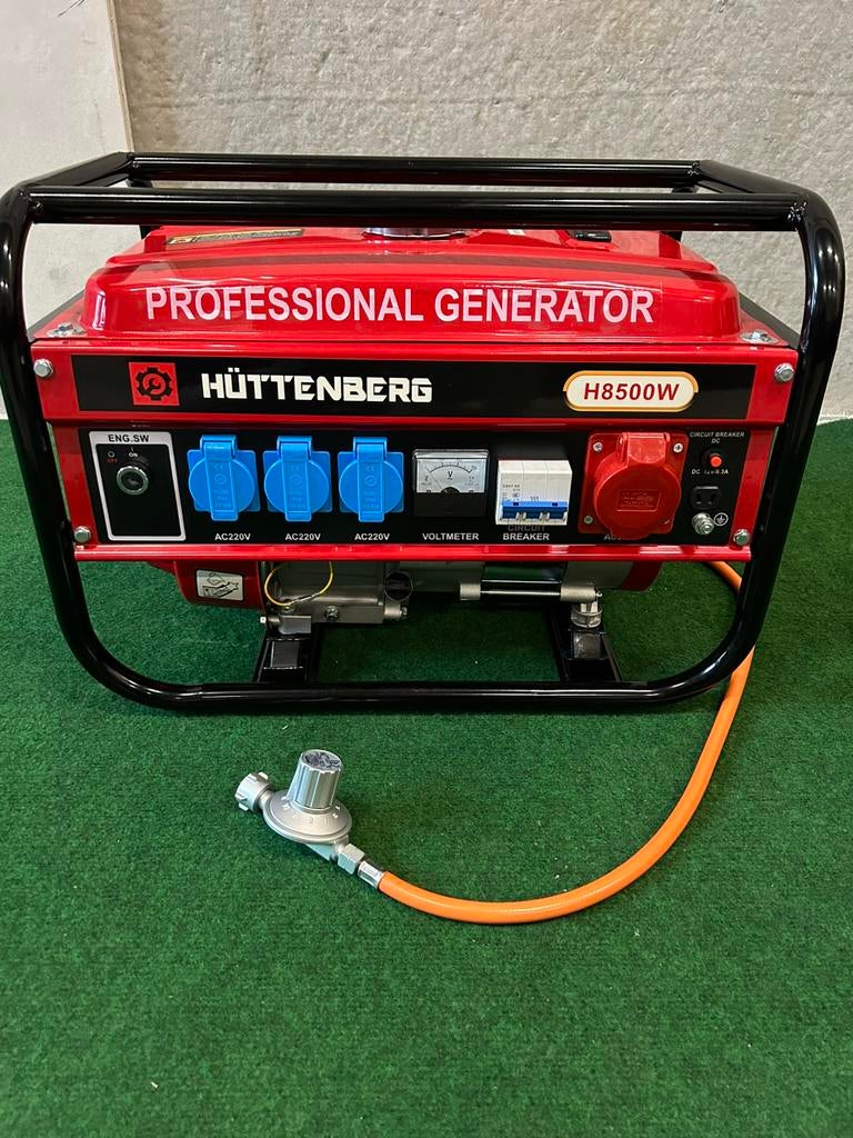 Nieuwe Huttenberg H8500w aggregaat op propaangas, Ophalen, Huttenberg, Nieuw, Huttenberg