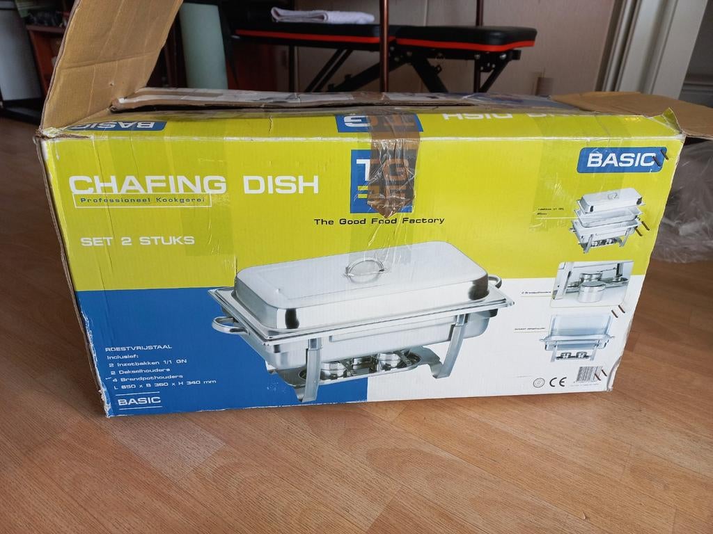 Chaping dish, Ophalen of Verzenden, Zo goed als nieuw