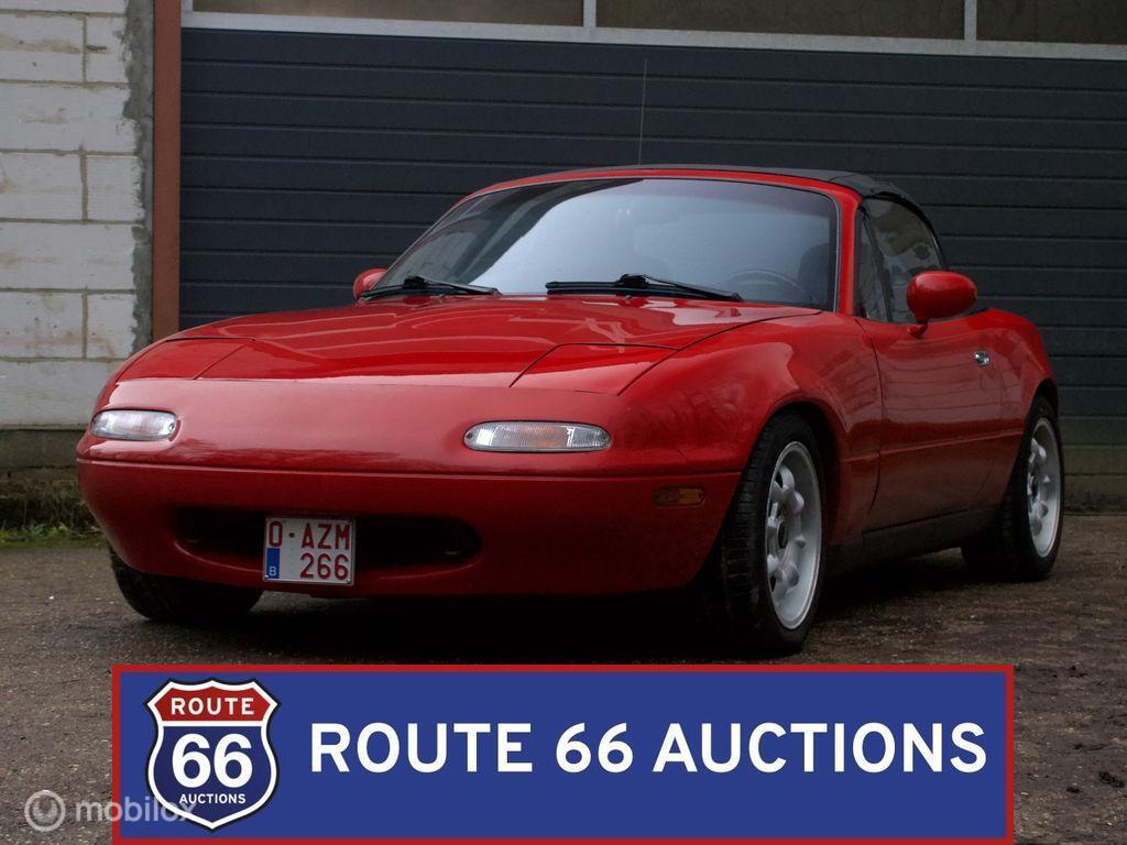 Mazda MX-5 Miata | 1990 | Route 66 Auctions, Auto's, Overige carrosserieën, Zwart, Bedrijf, Handgeschakeld