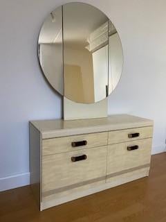 kaptafel vintage, Huis en Inrichting, Tafels | Kaptafels, Ophalen, Gebruikt, 50 tot 100 cm, Minder dan 100 cm