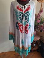 Tuniek jurk ibiza boho style maat m l, Kleding | Dames, Blouses en Tunieken, Ophalen of Verzenden, Gedragen, Maat 42/44 (L), Wit