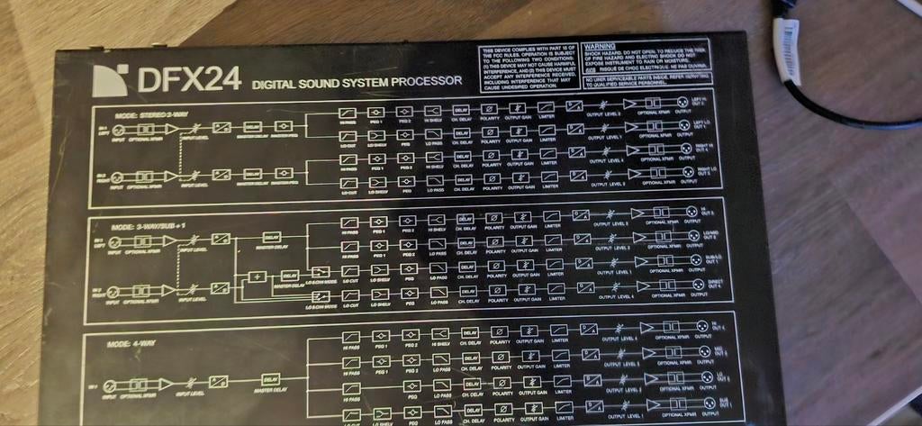2x L-Acoustics DFX24 Digitale Sound Systeem Processors, Ophalen of Verzenden, Gebruikt, Minder dan 5 kanalen