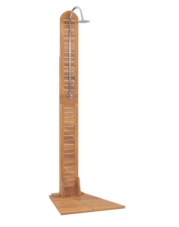 NIEUW | Tuindouche buitendouche massief teakhout! GRTS BEZOR, Tuin en Terras, Zwembad-toebehoren, Nieuw, Overige typen, Verzenden