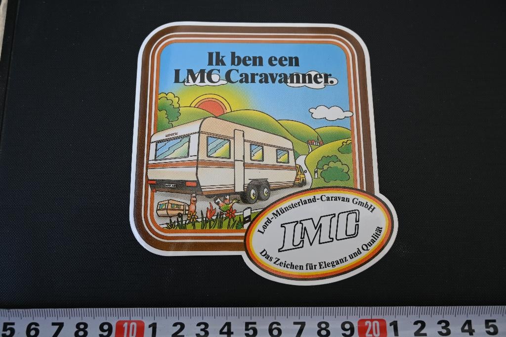 sticker ik ben een LMC caravanner lord münsterland caravan, Ophalen, Zo goed als nieuw