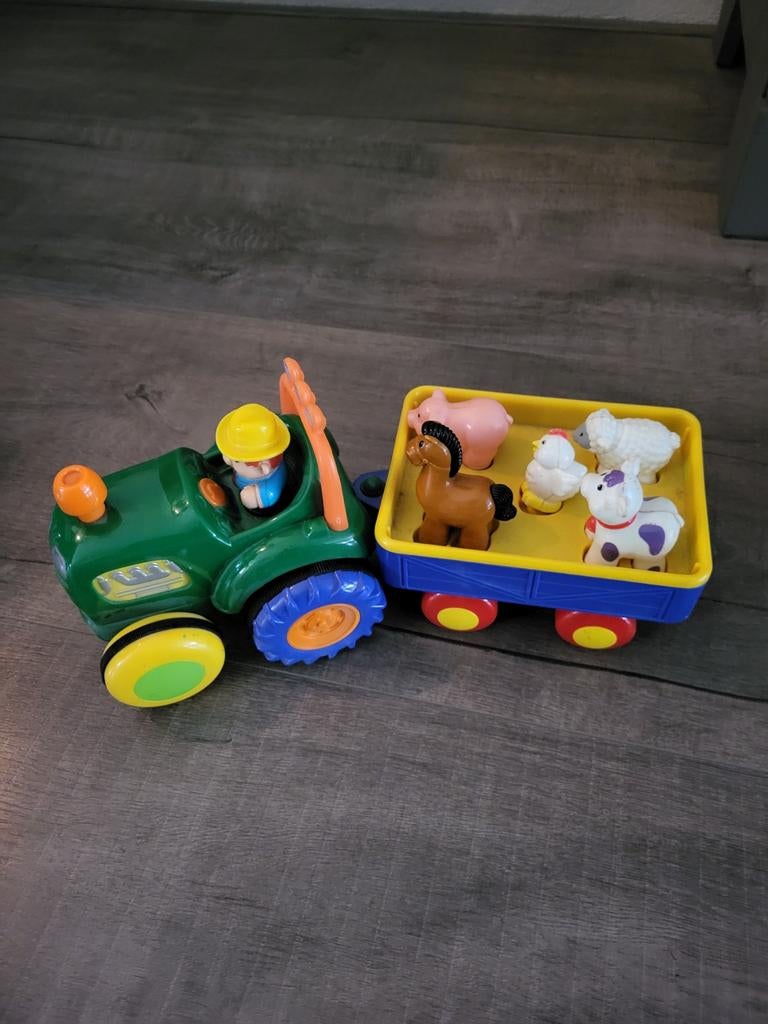 Tractor met dieren en geluid, Ophalen of Verzenden, Jongen of Meisje
