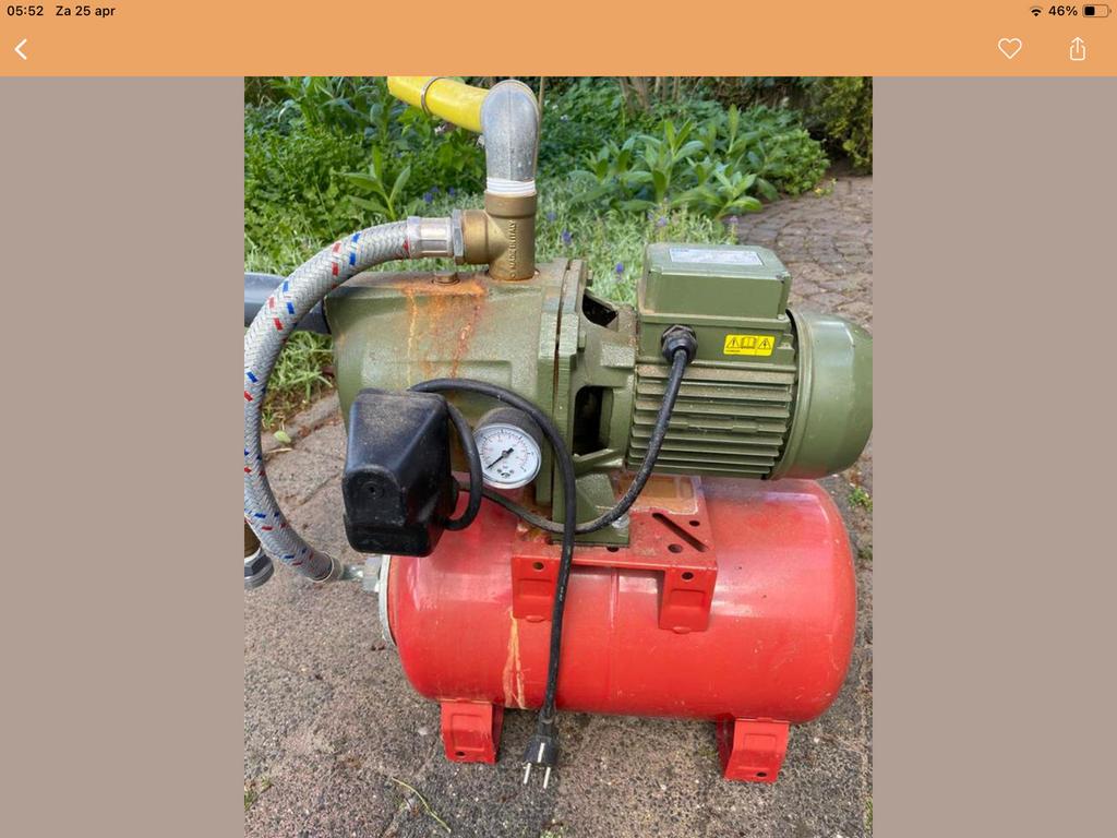 Zoek loodgieter Grondwaterpomp te aansluiten, Tuin en Terras, Waterpompen, Ophalen of Verzenden, Gebruikt, Elektrisch, Hydrofoorpomp