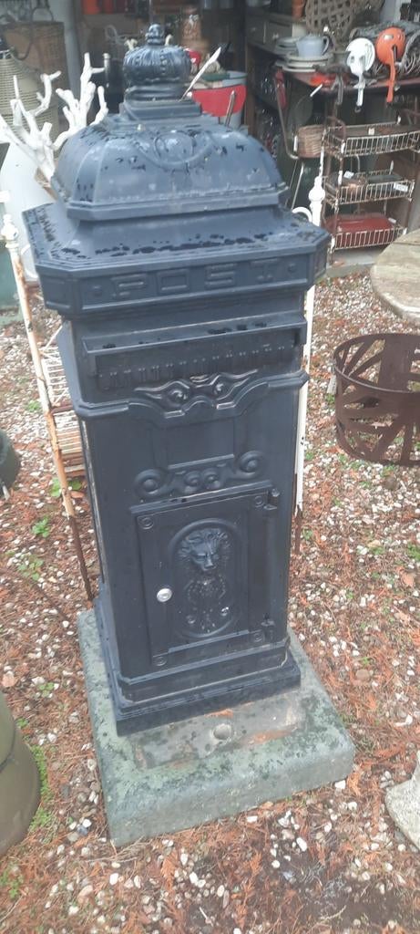 Antieke brievenbus met leeuwenkop, Tuin en Terras, Brievenbussen, Ophalen