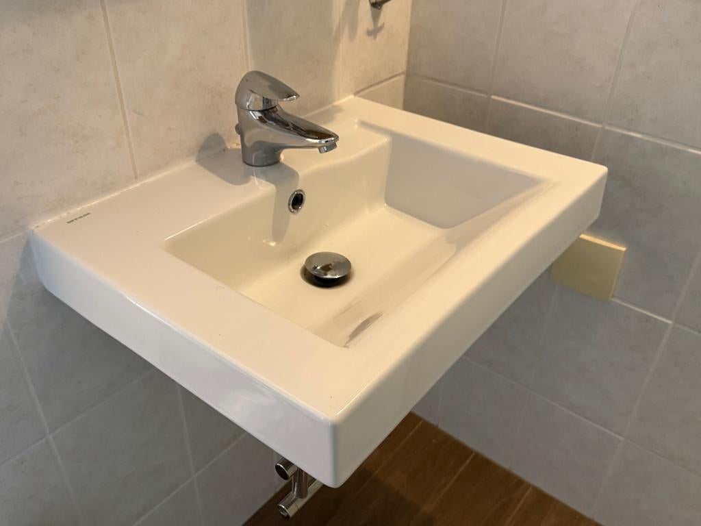 wasbak, Doe-het-zelf en Verbouw, Sanitair, Ophalen, Zo goed als nieuw, Steen, Wastafel