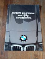 BMW Programma Alle Modellen o.a. M 1 1981 20 pag., Boeken, Verzenden, Zo goed als nieuw, BMW