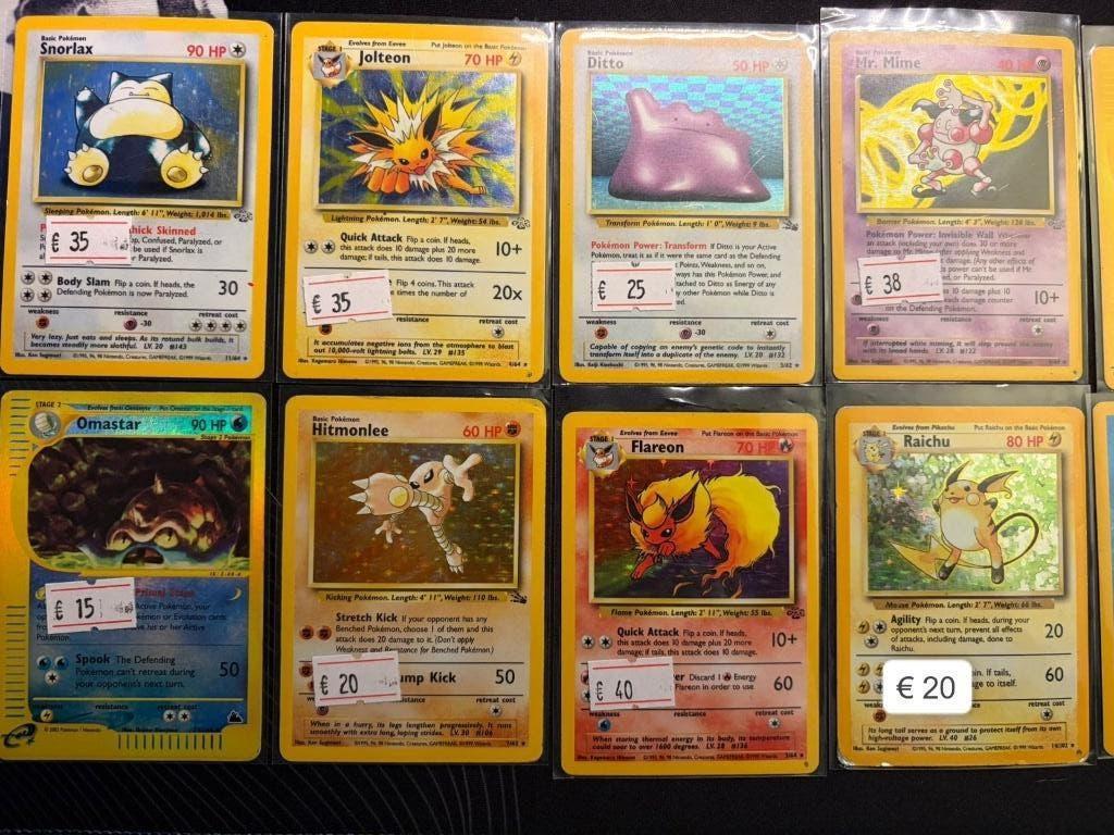 Vintage holo pokemon verzameling te koop, Hobby en Vrije tijd, Verzamelkaartspellen | Pokémon, Ophalen of Verzenden, Gebruikt