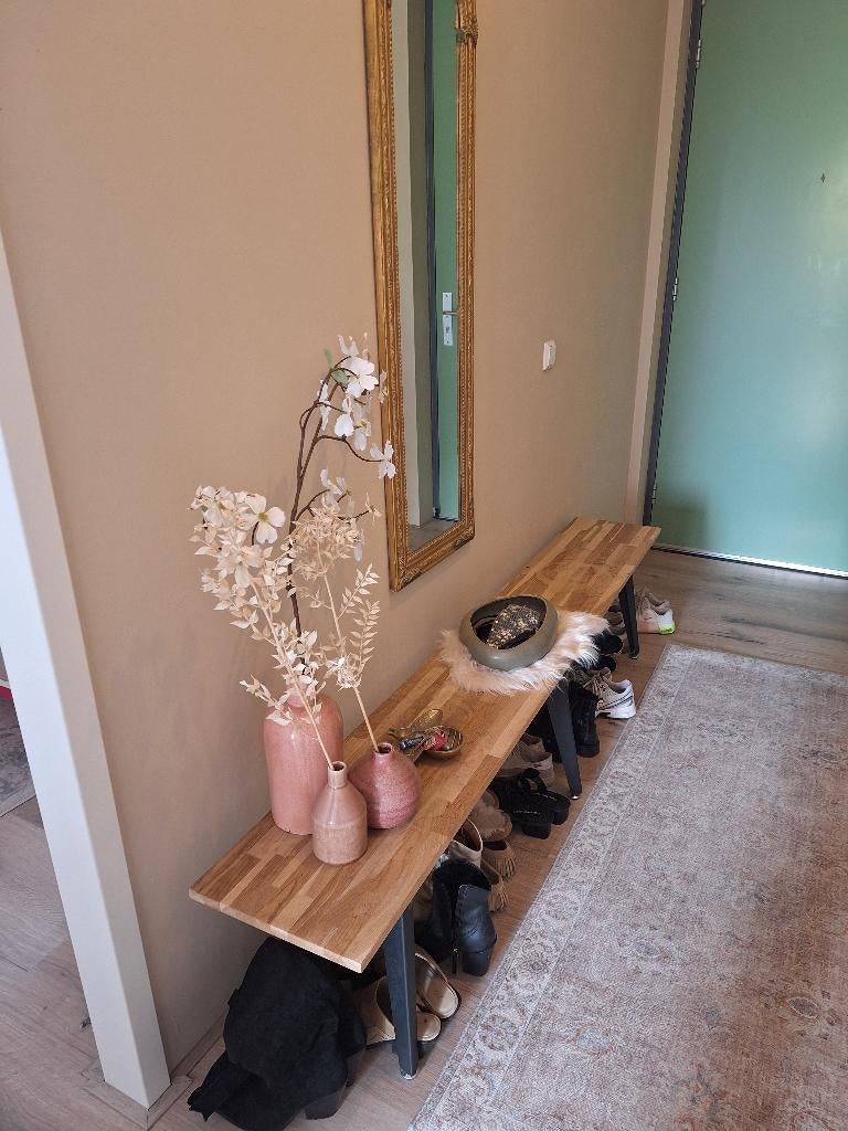 Bankje, Huis en Inrichting, Kasten | Wandmeubels, Ophalen, Gebruikt, Minder dan 150 cm, Minder dan 100 cm