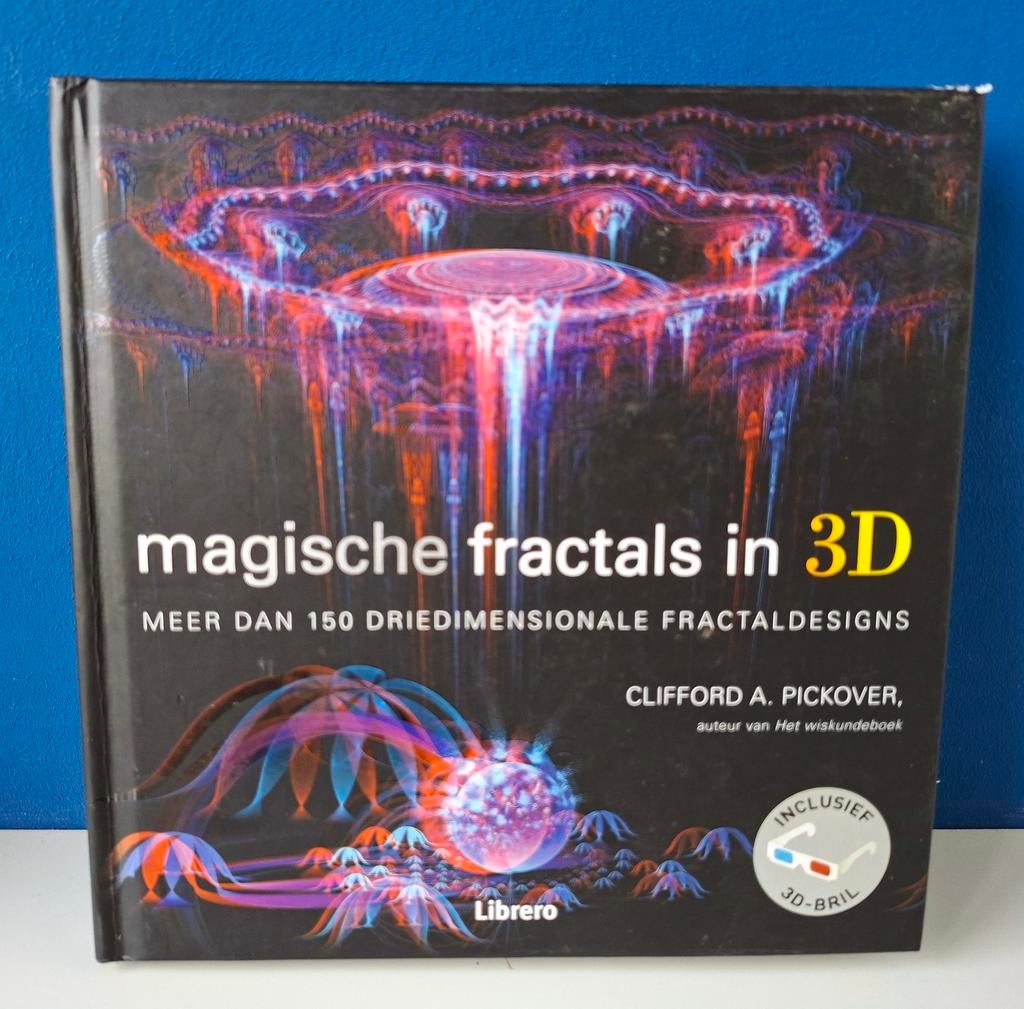 Magische fractals in 3D/Clifford A. Pickover/incl 3d-bril, Boeken, Ophalen of Verzenden, Gelezen, Overige onderwerpen