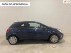 Opel Corsa 1.2-16V Cosmo Automaat Airco Navi Cruise C. APK N, Euro 5, 750 kg, 4 cilinders, Blauw