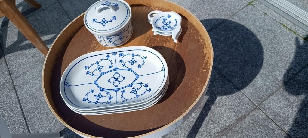 Saksisch blauw serviesgoed, Huis en Inrichting, Keuken | Servies, Ophalen, Overige stijlen, Schaal of Schalen