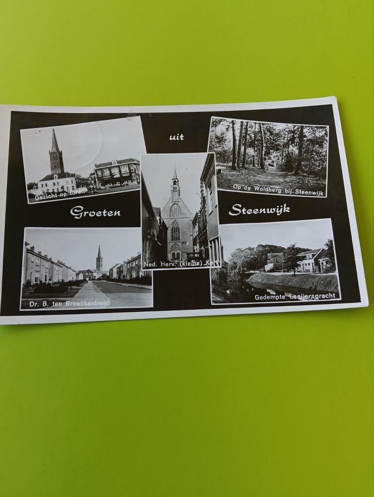Oude ansichtkaart Groeten uit Steenwijk - Gelopen, Ophalen of Verzenden, Voor 1920, Gelopen, Overijssel