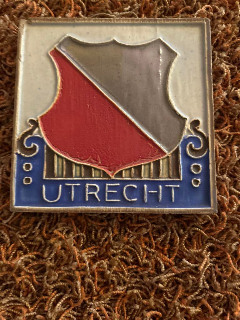 Vintage Utrecht Wandtegel - Westraven Keramiek, Antiek en Kunst, Ophalen of Verzenden