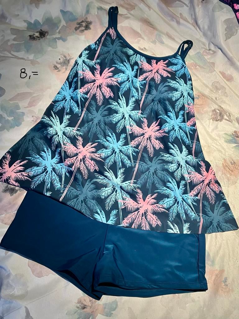 Tankini nw broekje top 1 x aangehad maat M, Ophalen of Verzenden, Zo goed als nieuw, Zwart, Bikini