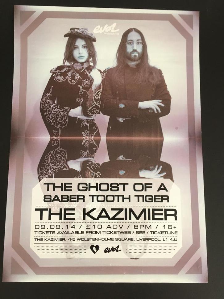 Sean Lennon - John Lennon concert poster, Verzamelen, Posters, Gebruikt, Muziek, A1 t/m A3, Rechthoekig Staand, Ophalen of Verzenden