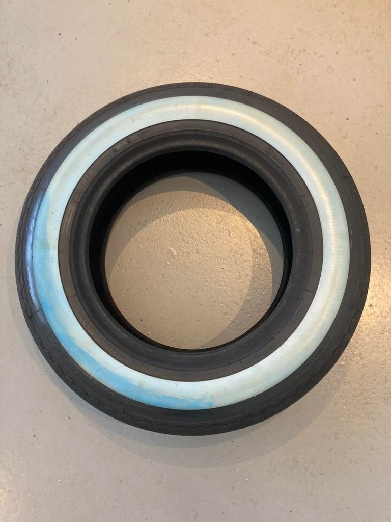 4x Michelin 180r15 xas white wall, Ophalen, Nieuw, Zomerbanden, Band(en)
