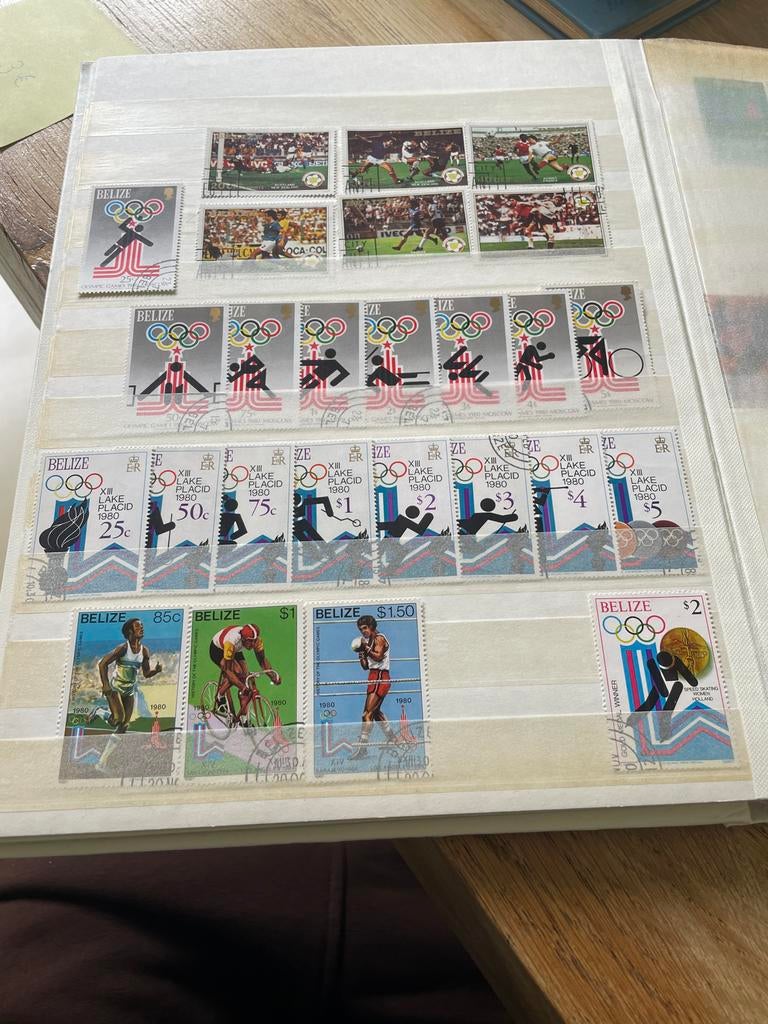 Belize Olympische Spelen Postzegels - Diverse Jaren, Postzegels en Munten, Postzegels | Nederland, Ophalen of Verzenden, Na 1940