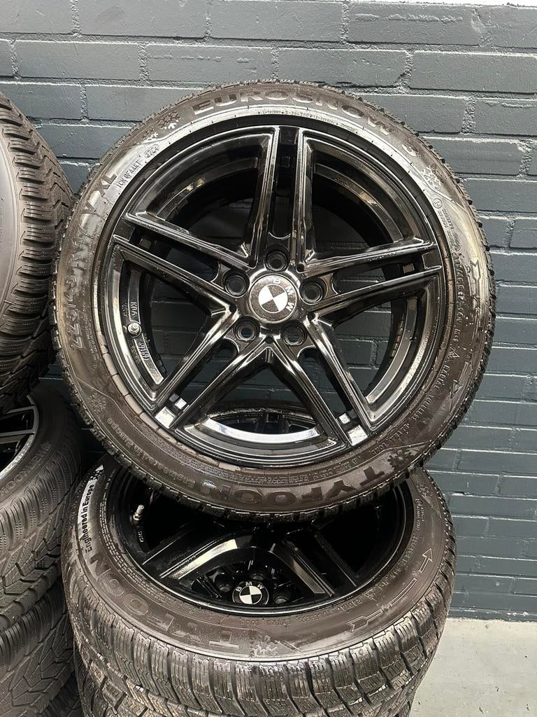 BMW 1-serie F20 / F21 17 inch velgen + winterbanden, Auto-onderdelen, Banden en Velgen, Ophalen, Gebruikt, Velg(en), 17 inch