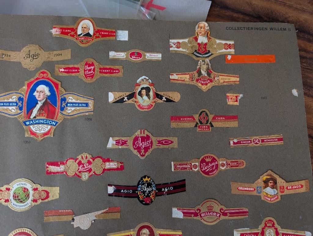 sigarenbandjes, Verzamelen, Ophalen, Gebruikt, Sigarenbandjes