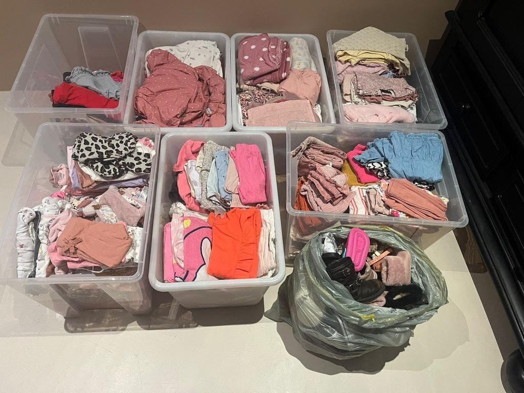 Meisjes kledingpakket maat 50 t/m 86, Kinderen en Baby's, Ophalen, Zo goed als nieuw, Overige maten