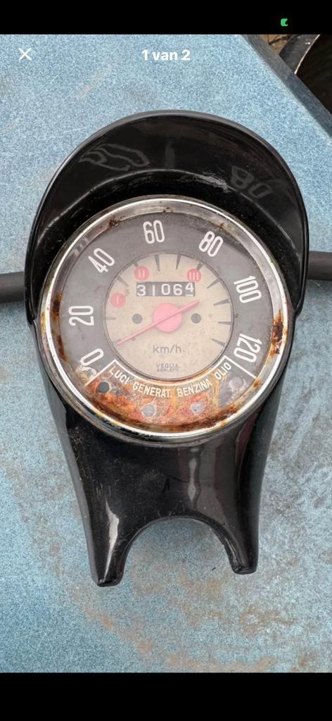 Kilometer teller fiat 500 oldtimer, Ophalen of Verzenden