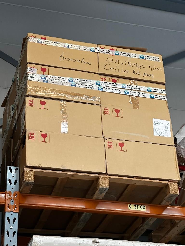 Armstrong Cellio C64 600x600x37mm, Doe-het-zelf en Verbouw, Platen en Panelen, Ophalen, Nieuw, Overige materialen, 20 tot 50 mm