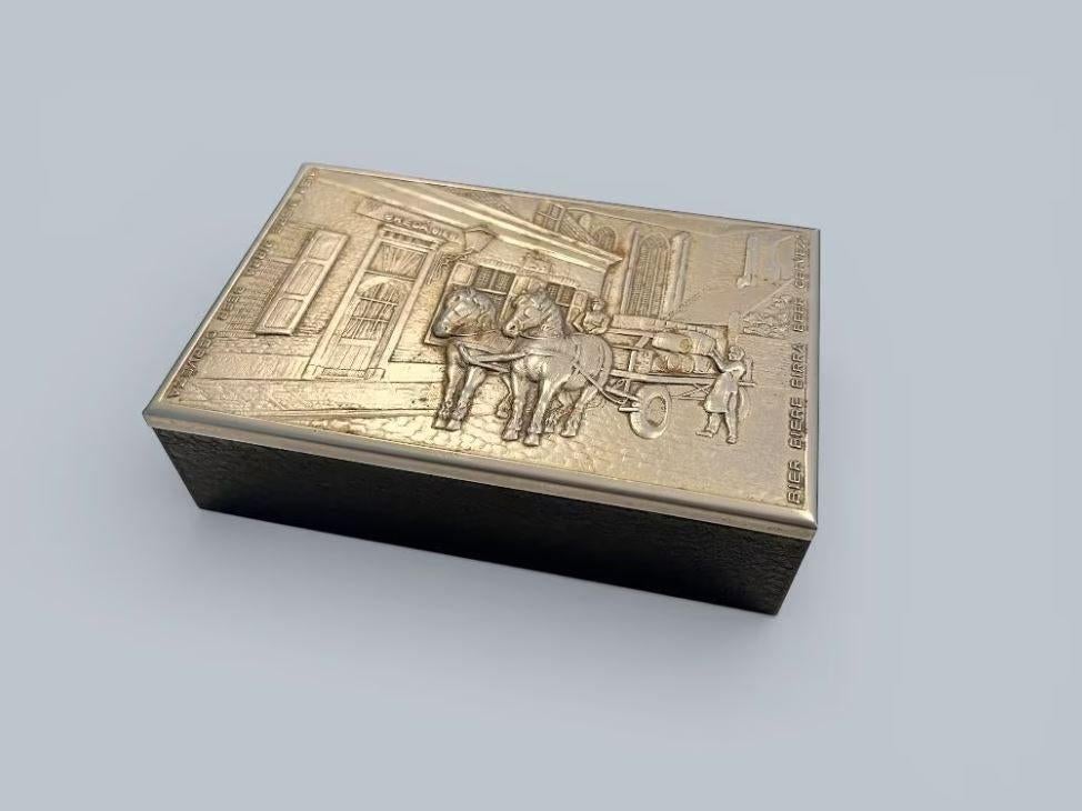 Reclame doosje BREDA BIER, Verzamelen, Ophalen of Verzenden, Gebruikt, Overige typen, Overige merken