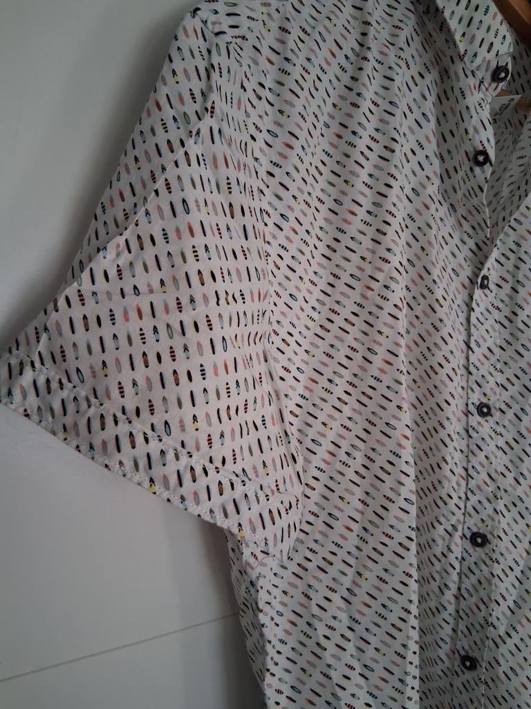 Tom Tailor Overhemd korte mouw maat XXL, Kleding | Heren, Grote Maten, Wit, Shirt, Tom Tailor, Ophalen of Verzenden