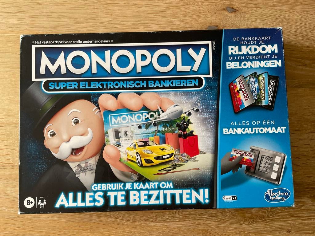 Monopoly Super Elektronisch Bankieren bordspel, Hobby en Vrije tijd, Gezelschapsspellen | Bordspellen, Een of twee spelers, Ophalen