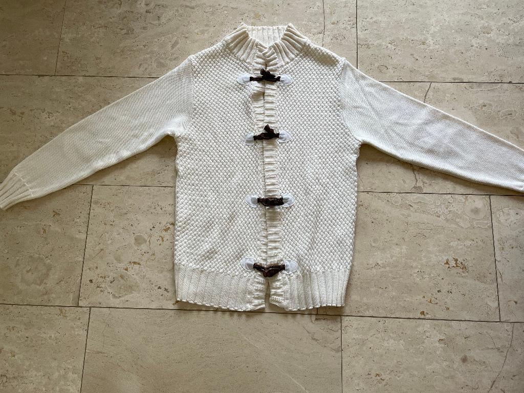 Loriblu: NIEUW houtje-touwtjes vest maat M, Maat 38/40 (M), Verzenden, Wit, Nieuw