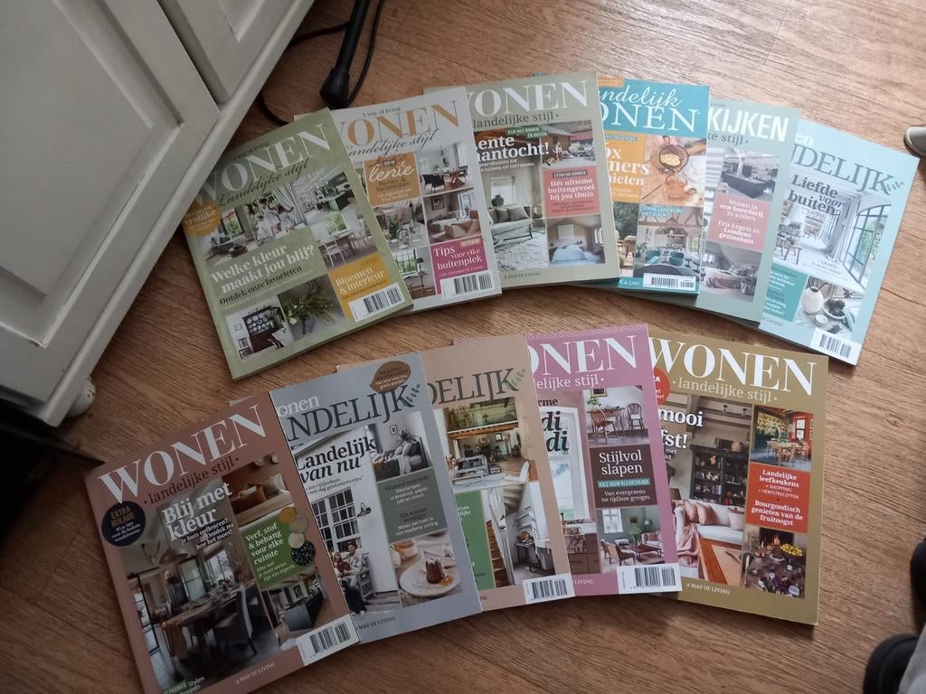 11 wonen landelijke stijl € 12,50, Boeken, Tijdschriften en Kranten, Ophalen of Verzenden, Gelezen