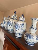 Delfts blauwe vazen en potten, handgeschilderd, Antiek en Kunst, Ophalen of Verzenden