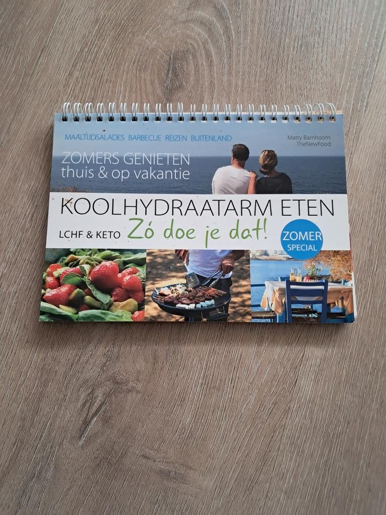 Koolhydraatarm Eten Zomer Special - LCHF & KETO, Hoofdgerechten, Ophalen of Verzenden, Zo goed als nieuw, Matty Barnhoorn