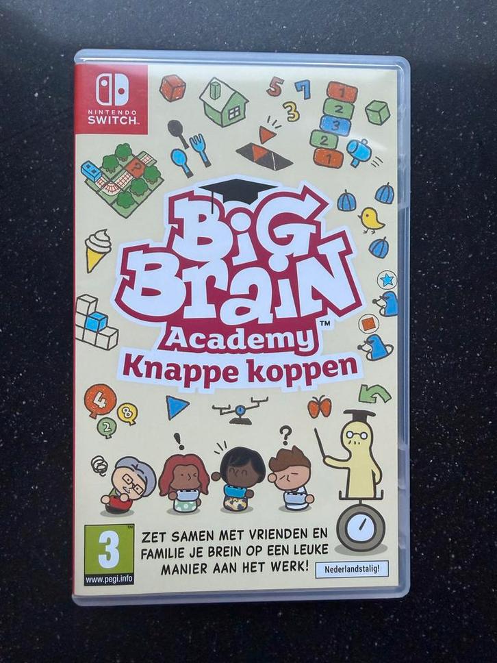 Big Brain Academy: Knoppe Koppen - Nintendo Switch, Spelcomputers en Games, Games | Nintendo Switch, Zo goed als nieuw, Puzzel en Educatief