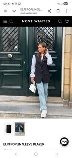 Nieuw: blazer met poplin mouwen 34/36 Most Wanted, Kleding | Dames, Zwart, Nieuw, Ophalen of Verzenden, Most Wanted
